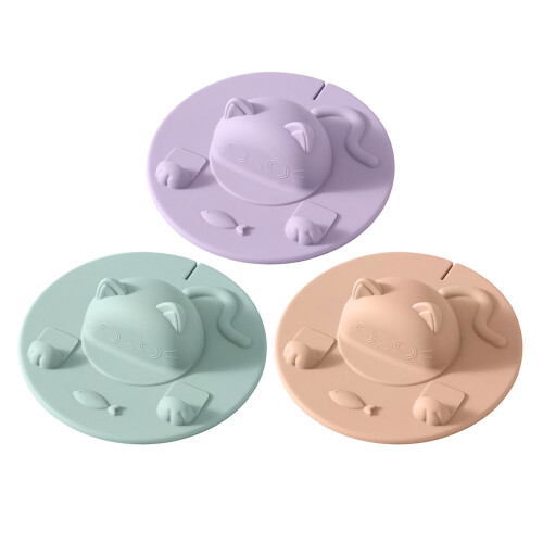 Couvercles de tasses en Silicone de qualité alimentaire, 3/4-UN