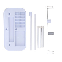 Sewing Machine Thread Stand Triple Spool Adjustable Holder for Embroidery Quilting and Hemming