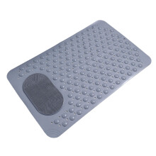 Durable Anti Slip Shower Pad Foot Scrubber With-1 Dark Gray