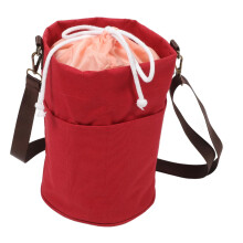 Yarn Storage Bag with Multiple Tool Compartments, Tangle Crochet Organizer Tote for Knitting and Travel