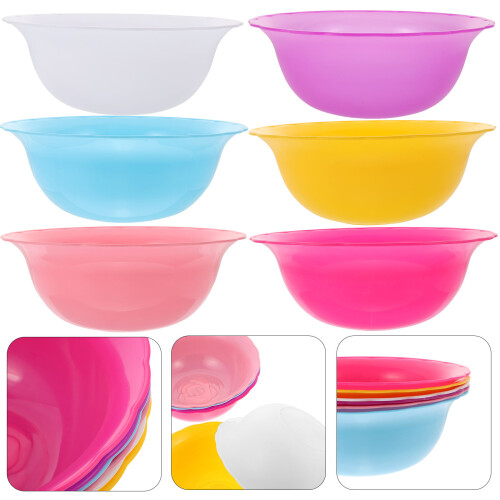 6Pièces Bassins Plastique Ronds Usage Multi- 2