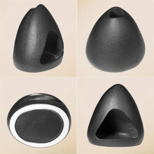 Ceramic Burner with Chimney Modern Chiminea Sticks Burner Dish Black Sage Stand Burning Bowl Ideal for Meditation
