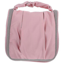 (Pink) Travel Wash Bag Large Capacity Dry Wet Separation Travel Cosmetic Bag Portable Toiletry Bag