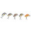 5 Pcs Realistic Mini Fishing Crankbaits 1
