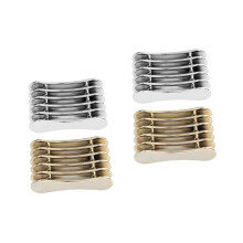 Elegant Silver Nail Art Brush Holder Set, Compact Desk Organizer for Gel Polish Brushes