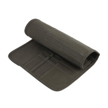 Paint Brush Case Olive Canvas Brush Holder for Artists with Durable Build and Brush Protection Design