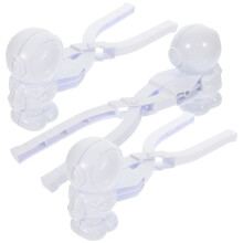 15Pièces Accessoires Enfants Fabricant Neige Plastique Blanc