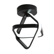 1Stk LED Deckenlampe Acryl Schwarz Einfach Stilvoll Für Haus Dekor