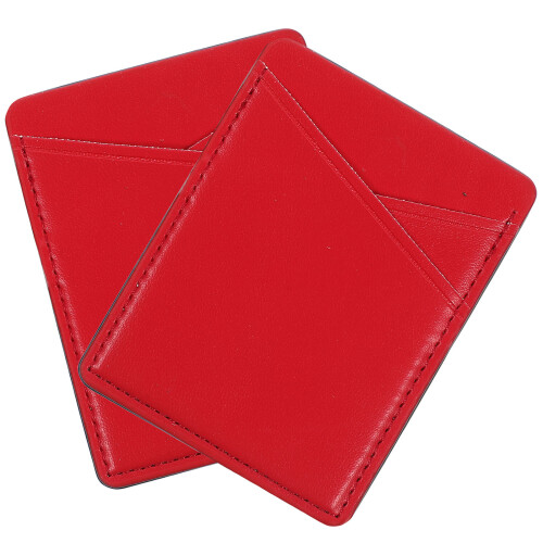 2St Universele PU Pasjeshouder Rood Telefoonhoesje