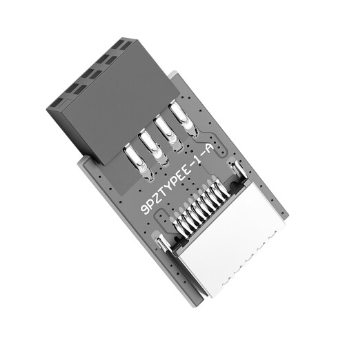 Type E to USB2.0 9Pin Header Male Extension Card Adapter Mount