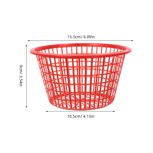 10 Pezzi Cestini In Plastica Per Raccolta Fragole Mirtilli Uva Verdure 1