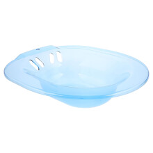 Postpartum Sitz Bath for Women Ergonomic Toilet Seat Basin with Stable Fit Easy Clean Surface Blue