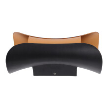 wasserdichte LED-Außenwandleuchte 2x5W dimmbar, Gold + Schwarz