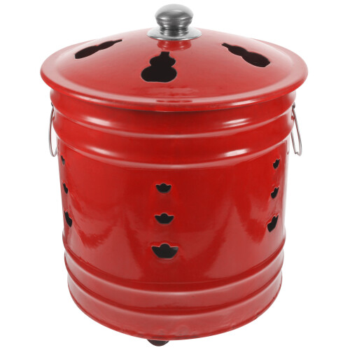 Incinerator Burn Barrel Enamel Burning Fire Bin