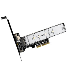 PCIE 5.0 naar M.2 NVMe-adapterkaart- schot op volledige hoogte