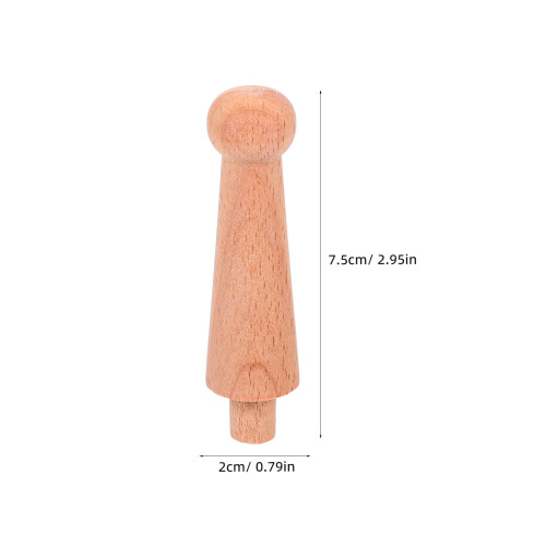 12 balustres en bois brut, style européen rustique 2