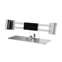 Aluminum Anti Theft Laptop Display Stand With Security-Silver