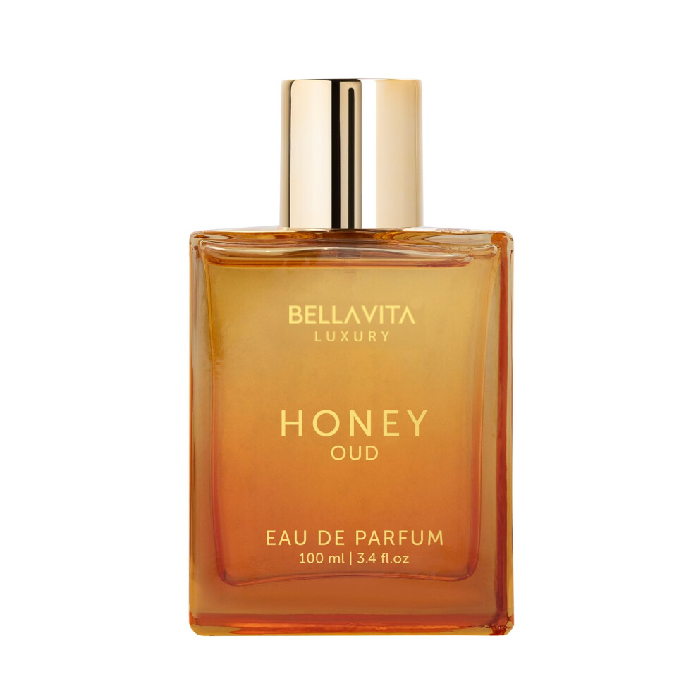 Honey Oud Perfume 3.4oz Long Lasting Unisex Eau de Parfum with Vanilla and Patchouli Notes