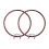 2Pcs Mulfunctional Adjustable Embroidery Frames Round-brown 1