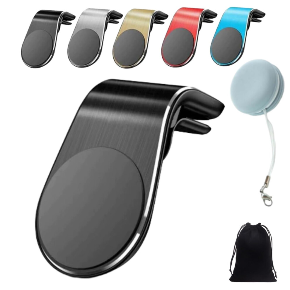 Magnetic Car Phone Holder, 360 Rotating NonâSlip Mount, Universal Smartphone Stand Black 9092120163940