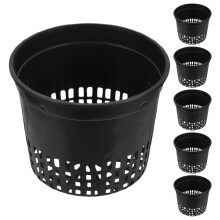 6Pcs Hydroponiska Korgar: Vattenplast Nätbehållare För Plantor