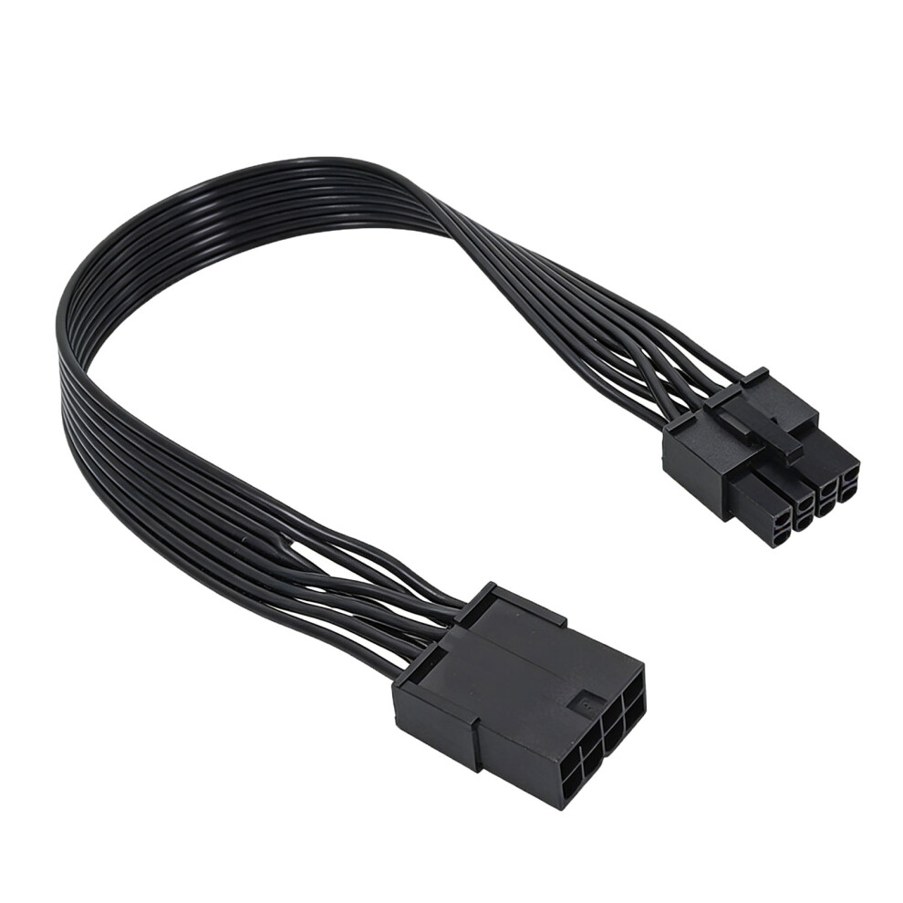 8Pin Pcie Power Extension Cable With 18Awg Tinned-50Cm Black 7751001383014