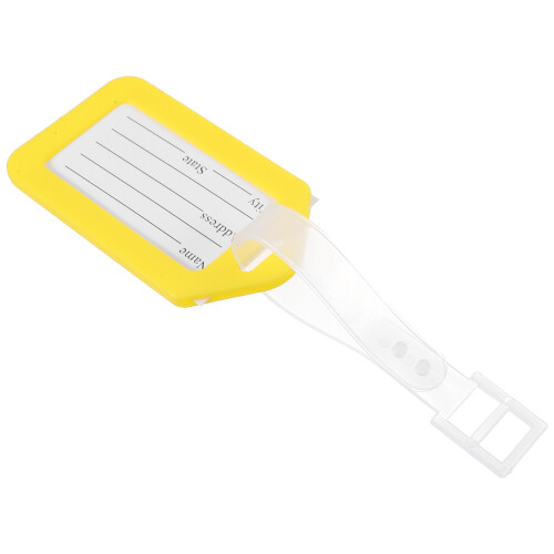 2Pièces Luggage Id Tag Orange Pour Bagages À Carte D'identité Incluse