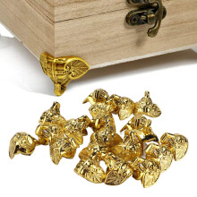 20 Stück gelbe Retro-Kunststoff-Eckenschutz, 28 mm x 22 mm, langlebig & elegant