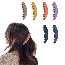 6 Pieces Large Hair Clips Banana Barrettes Fish Clips for Long Hair Comb Fish