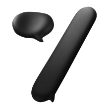 Comfort Wrist Pad Set with Not Slip Silicone Base-Black