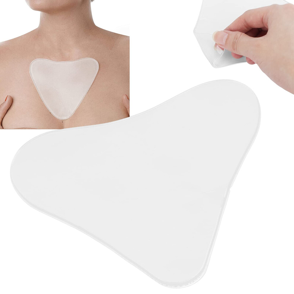 Silicone Chest Wrinkle Pad Reusable SelfAdhesive Anti Wrinkle Chest Patch for Smooth AntiAging Skin