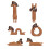 Hundefigur, Computermonitor, Dekoration,-6-teiliges Set 1