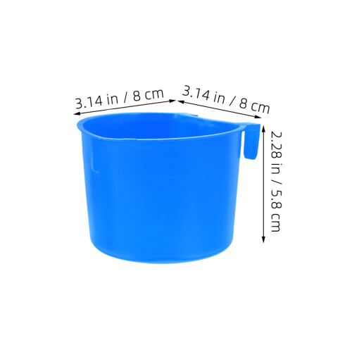 8Pcs Hanging Feeding Watering Cup For Chicken Coop Rabbit Cage 1