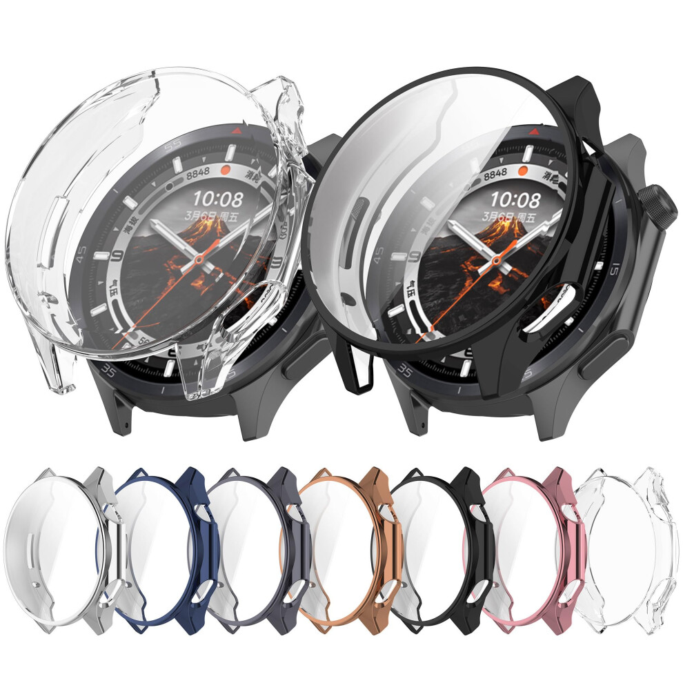 Case For Oneplus Watch 3 And Screen Protector For Oppo Watch X2, Full Tpu Shockproof 360 Protection 7Color Set 9092120165142