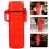 Red Plastic Lighter Cover Practical Outdoor Protective Sleeve Case 5