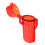 Red Plastic Lighter Cover Practical Outdoor Protective Sleeve Case 8