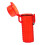 Red Plastic Lighter Cover Practical Outdoor Protective Sleeve Case 10