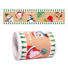 (101) for Creative Merry Christmas Stickers Roll Winter Stickers Decorative Christmas for Christmas New Year 10 Meters-/Roll