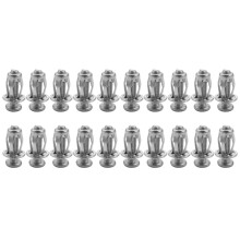 20 StüCk M6X25 Schraube Mutter Auto Metall Schraube BlüTen Blatt Muttern mit Schraube für Hohle Wand Eisen Haut