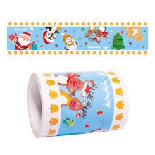 (099) for Creative Merry Christmas Stickers Roll Winter Stickers Decorative Christmas for Christmas New Year 10 Meters-/Roll