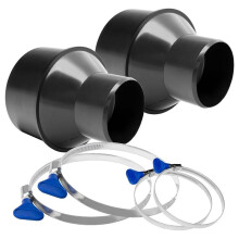 Hose Cone Reducer, Thumb Screw Hose Clamp, Dust Collection Accessories, for Dust Collection Hose, Dryer Exhaust Hose