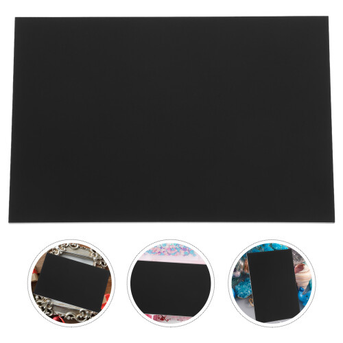 Sturdy Black Acrylic Plate for DIY Crafting and Display Use 2