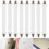 Adjustable Bed Sheet Tensioner, 8 Pieces Elastic Sheet Tensioner, White Sheet 1