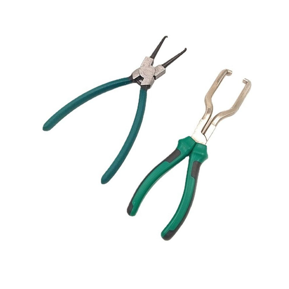 2Pcs Fuel Filter Caliper/Fuel Petrol Clip Pipe Pliers,Electrical Disconnect Pliers,Automotive Hose Disconnect Tools 4713034263735