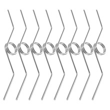 8Stk Edelstahl Gartenschere Federn Ersatz Federn Für Baumschere Silber