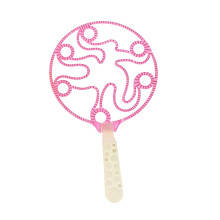 2Pièces Ensemble Bulles Roses Jouet Plastique Souffleur Pour Enfants