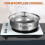 Portable Induction Cooktop With Touch Control Single Burner 7