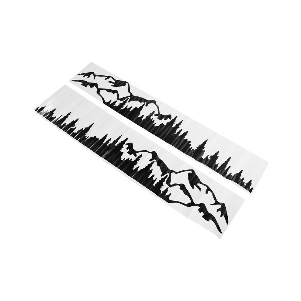 Rv Motorhome Side Body Window Bumper Sticker Large Mountain Tree Decal Sticker Decoration For Car Rv Truck 6032993295068