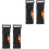 4Pièces Organisateurs Poussette Crochet Multifonction Noir 3