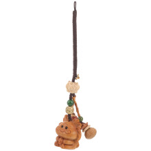 1Porte- Vintage Bois De Santal Corde Pour Sac À Et